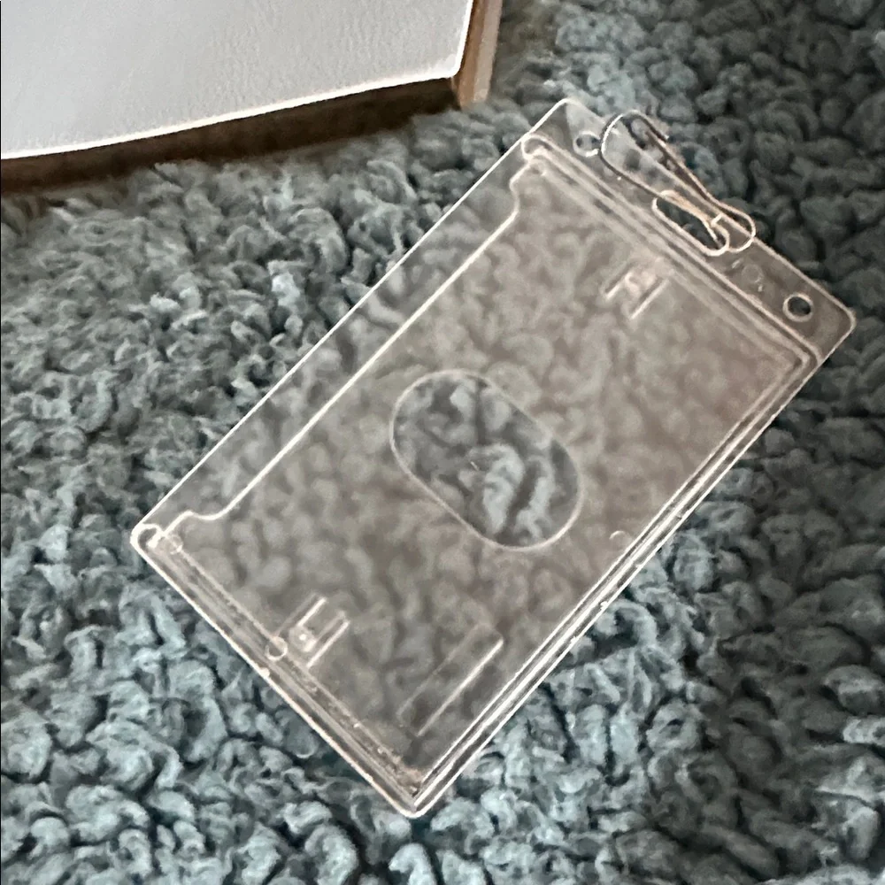 Blue Notebook with Gold Text & ID Holder